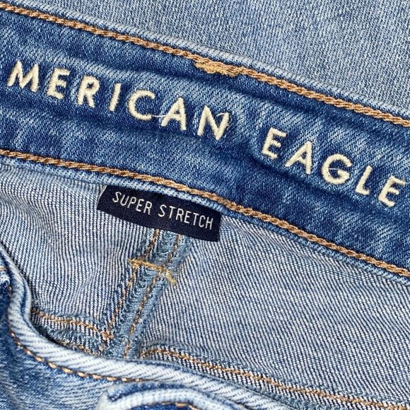 American Eagle Super Stretch Jegging Jeans Raw Hem - Picture 7 of 10